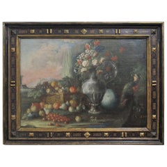 Antique 18th Century Italian Still Life Painting