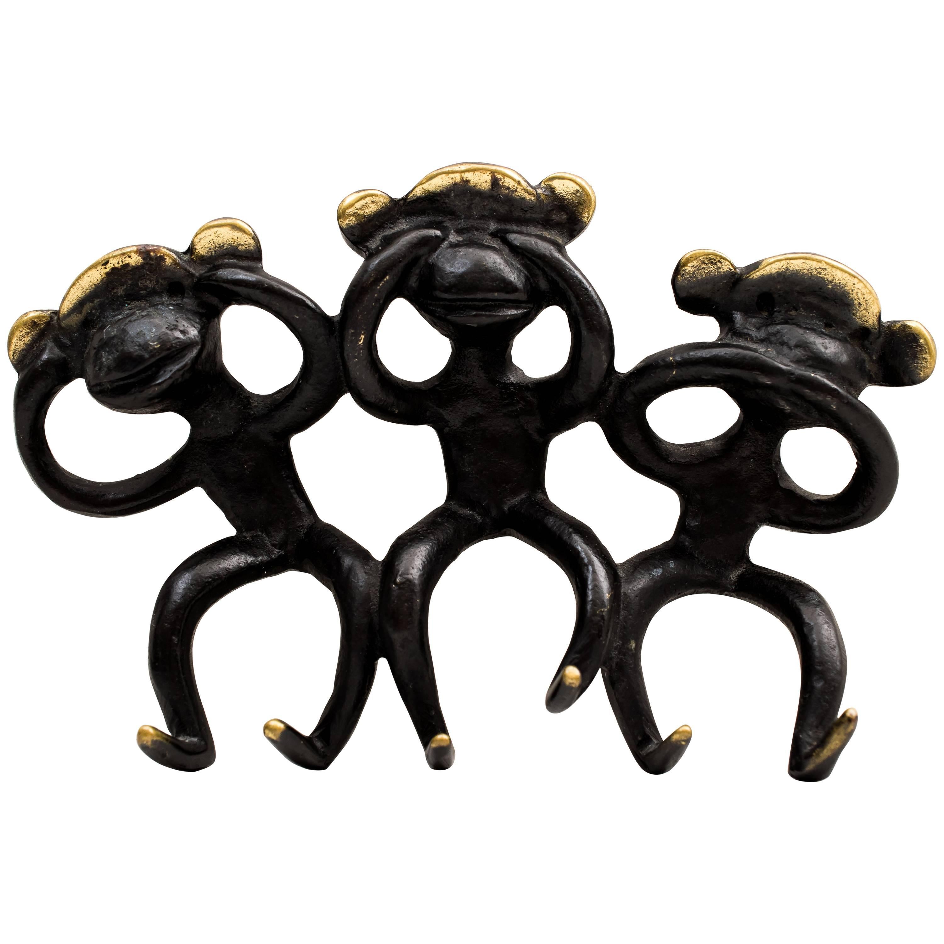 Rare Walter Bosse Key Hanger Monkeys For Sale