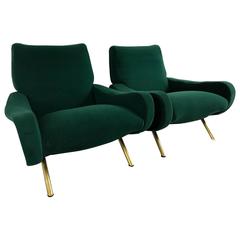 Pair of "Lady" Armchairs by Marco Zanuso