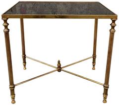 Neoclassical Small Cocktail Table Maison Jansen Style
