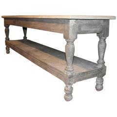 Narrow Serving/ Drapers Table