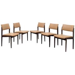 Set of Five 1960s Dining Chairs by Thonet, Version 641P