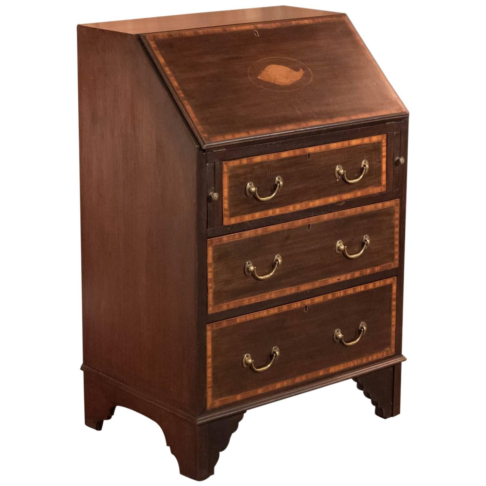 Edwardian Mahogany Bureau, circa 1910