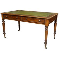 Mahogany Centre Standing Writing Table