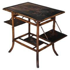 Large-Scale 19th Century Chinoiserie Bamboo Pastry Table 3