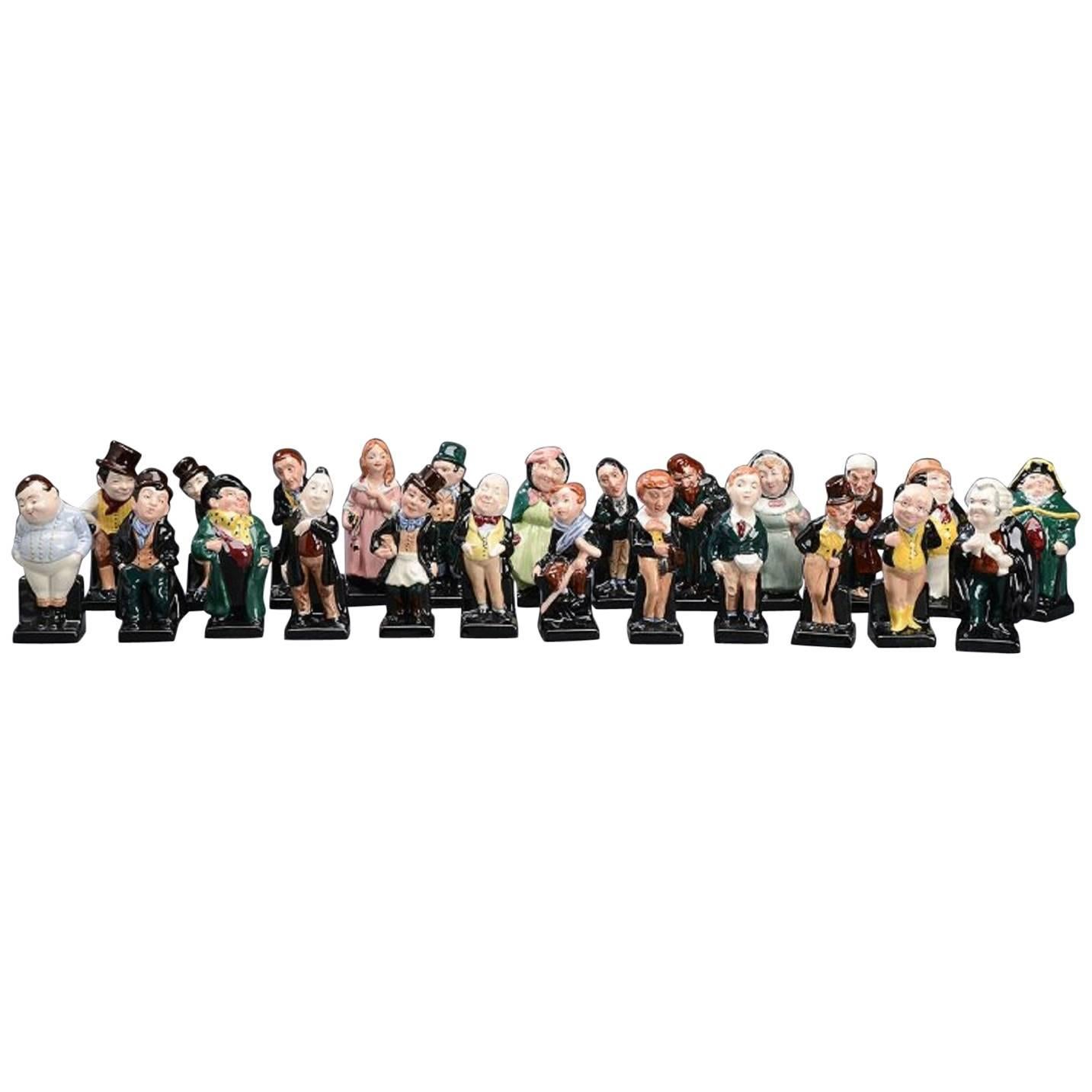 24 Charles Dickens Figures from Royal Doulton