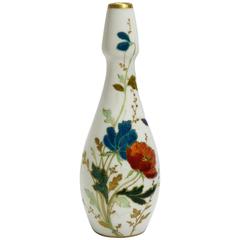 Anonymous, an Art Nouveau Limoges White Porcelain Vase