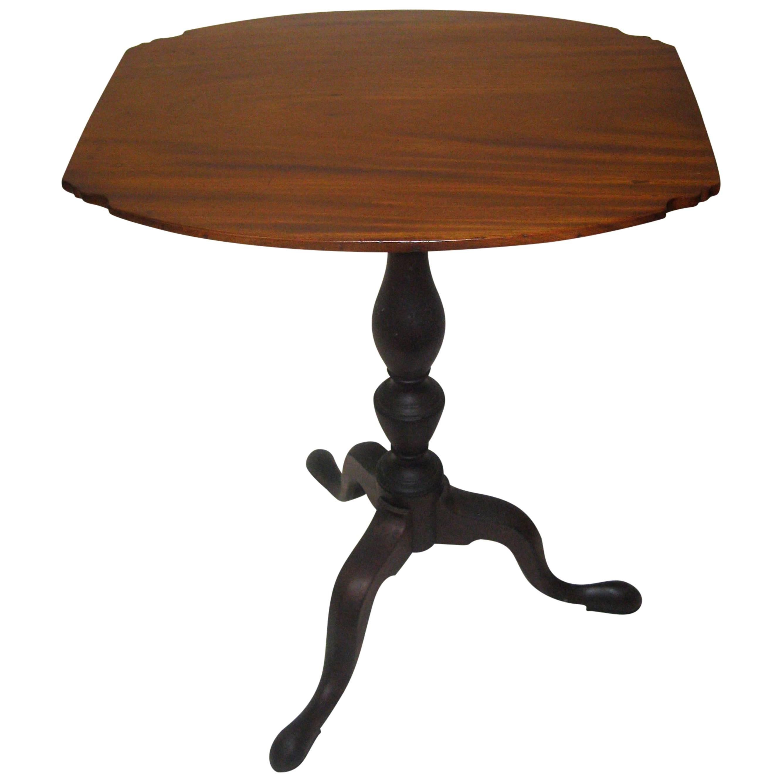 19th century American Tripod Table For Sale