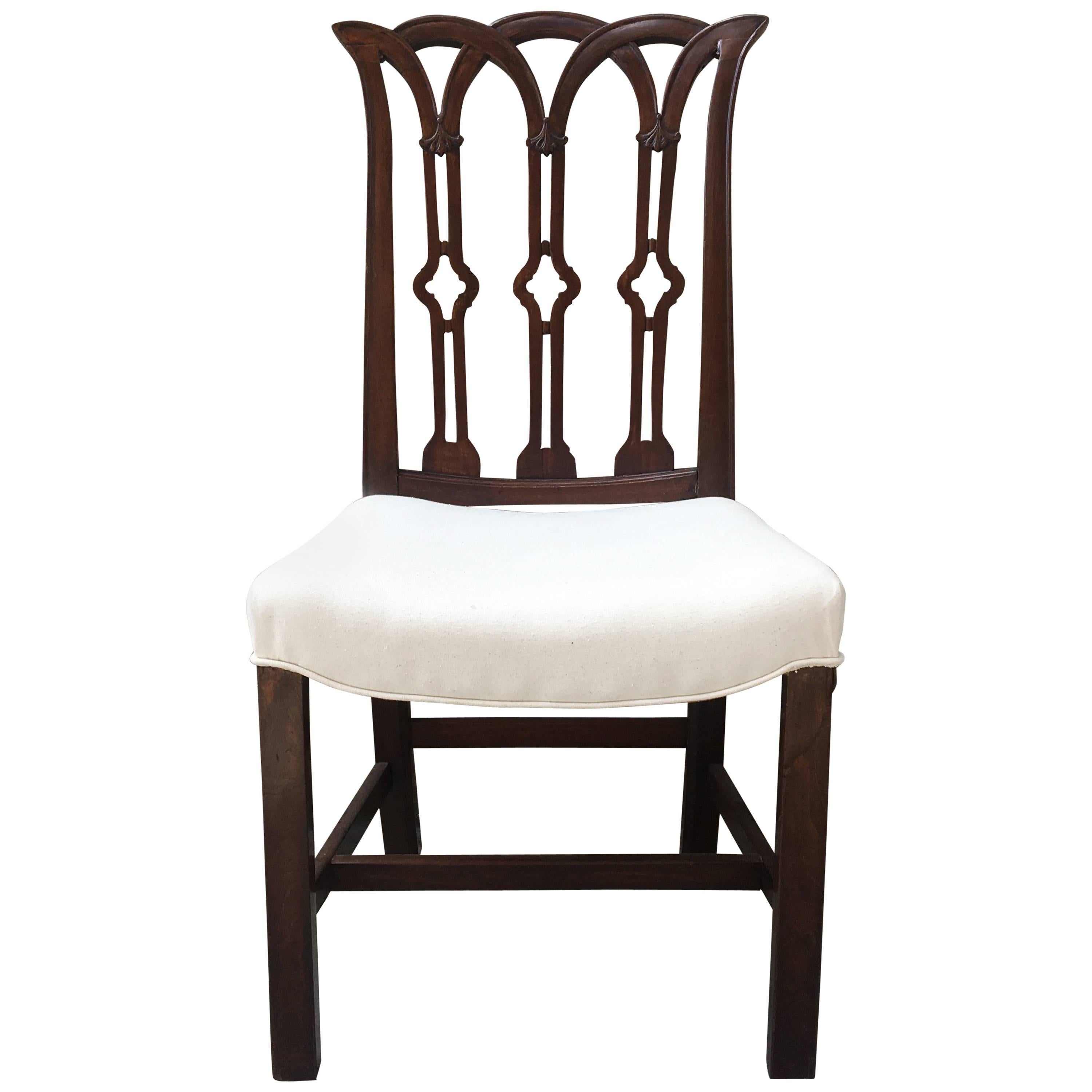 18th Century English Mahogany Side Chair
