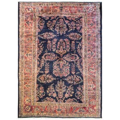 Antique Persian Mohajeran Sarouk Carpet, 8'7" x 12'3"