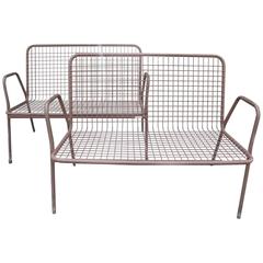 Two 20th Century Outdoor Benches, Made in Denmark