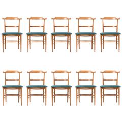 Set of Ten Milo Baughman Dining Chairs 11