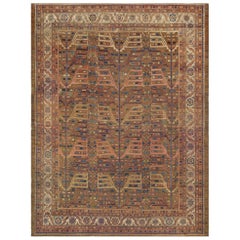 Antique Late 19th Century Hand-Woven Bakhshaish Rug from North West Persia