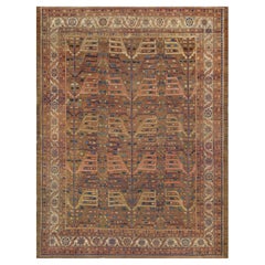 Late 19th Century Hand-Woven Wool Bakhshaish Rug from North West Persia