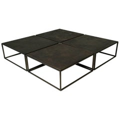 Castle-Sized, Mondriaan Inspired Square Low Table, by P.Tendercool