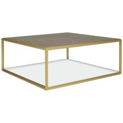 Cubist Bronze and Brass Occasional Square Table, PT6 Model, by P. Tendercool 8