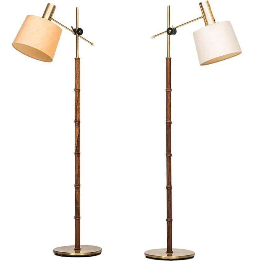 Pair of Floor Lamps by Falkenbergs Belysning in Sweden