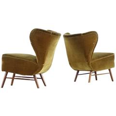 Gio Ponti Style Italian Easy Chairs