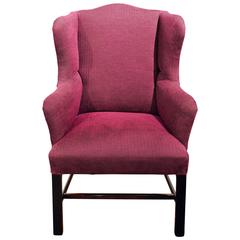 18th Century George III Wingback Armchair