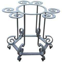 Iron Spiral Top Centre Table