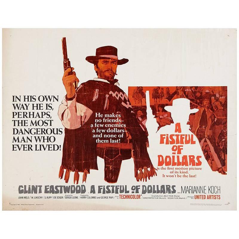 "Fistful of Dollars" Poster, 1964 For Sale