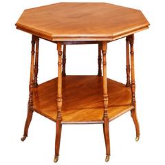 19th Century Aesthetic Movement Mahogany Centre Table