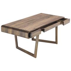 Stylish Office Desk in Solid Walnut Wood 1