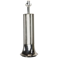 Chrome and Brushed Aluminium Table Lamp by Laurel