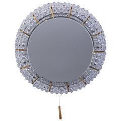 Mid-Century Modernist Backlit Mirror / Sconce by Emil Stejnar for Rupert Nikoll 9