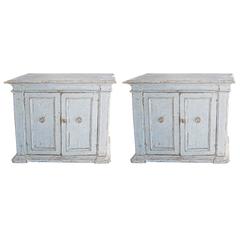 Pair of Belle Epoch Painted Buffets