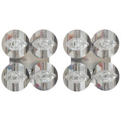 Oscar Terlasco Chrome Wall Lights 2