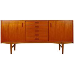 Mid-20th Century Scandinavian Modern Style Teak Sideboard 6