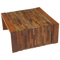 Percival Lafer Square Coffee Table, Brazil, 1960s 3