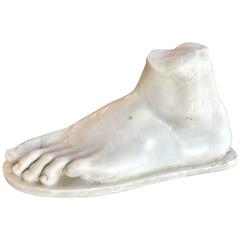 Foot Sculptures in Marble