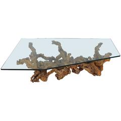 Mid-Century Overscale Grapevine Coffee Table