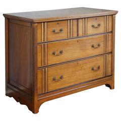 Aesthetic Movement Arts and Crafts Gillow & Co Chest of Drawers / Commode 1880s