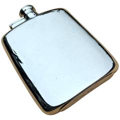 Fine Quality Vintage Silver Hip Flask by James Dixon & Sons Ltd, 1947