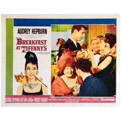 Vintage "Breakfast at Tiffany's" Film Poster, 1961