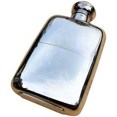 Solid Silver Hall Marked Hip Flask and Cup by Mappin & Webb, 1929