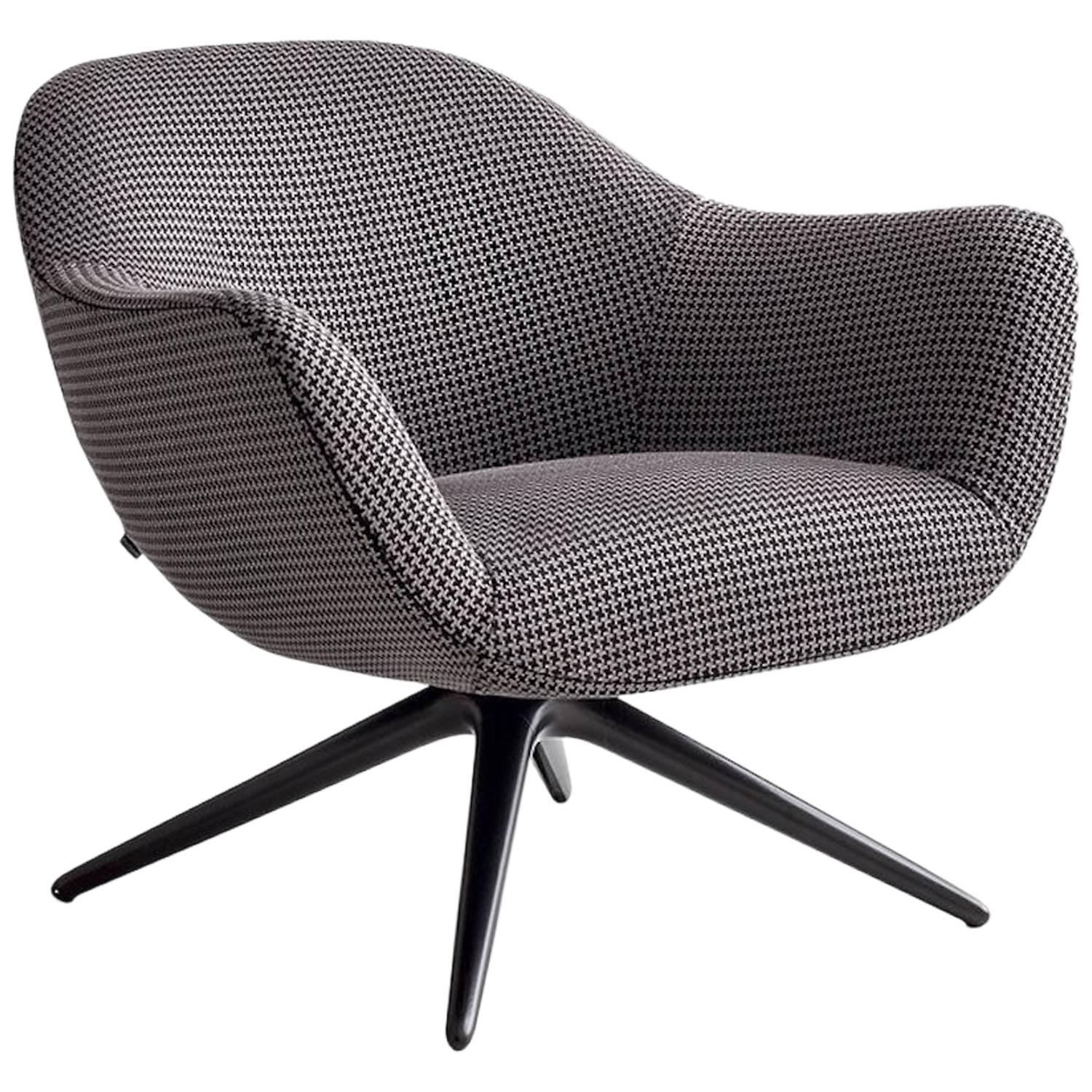 Poliform Mad Revolving or Four-Leg Armchair by Marcel Wanders For Sale