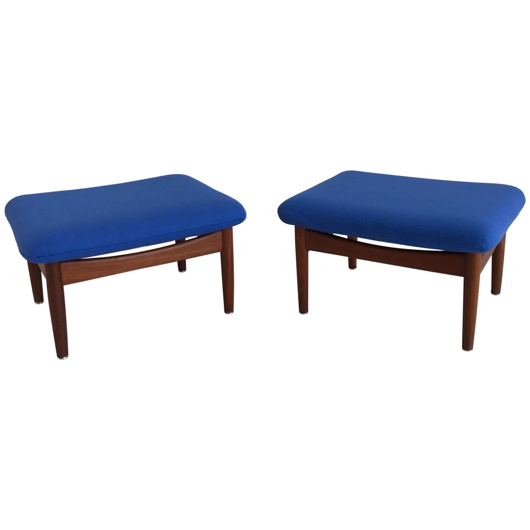FD 137 Japan Series Stools by Finn Juhl for France & Søn, Set of Two