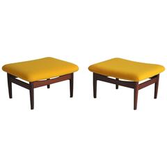 Fd 137 Japan Series Stools by Finn Juhl for France & Søn, Set of 2