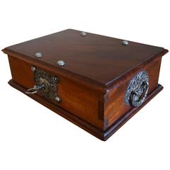 Stunning Little 18th Century Padouk and Silver Dutch Colonial Sirih/Betel Box 12