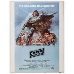 Vintage "The Empire Strikes Back" Film Poster, 1980