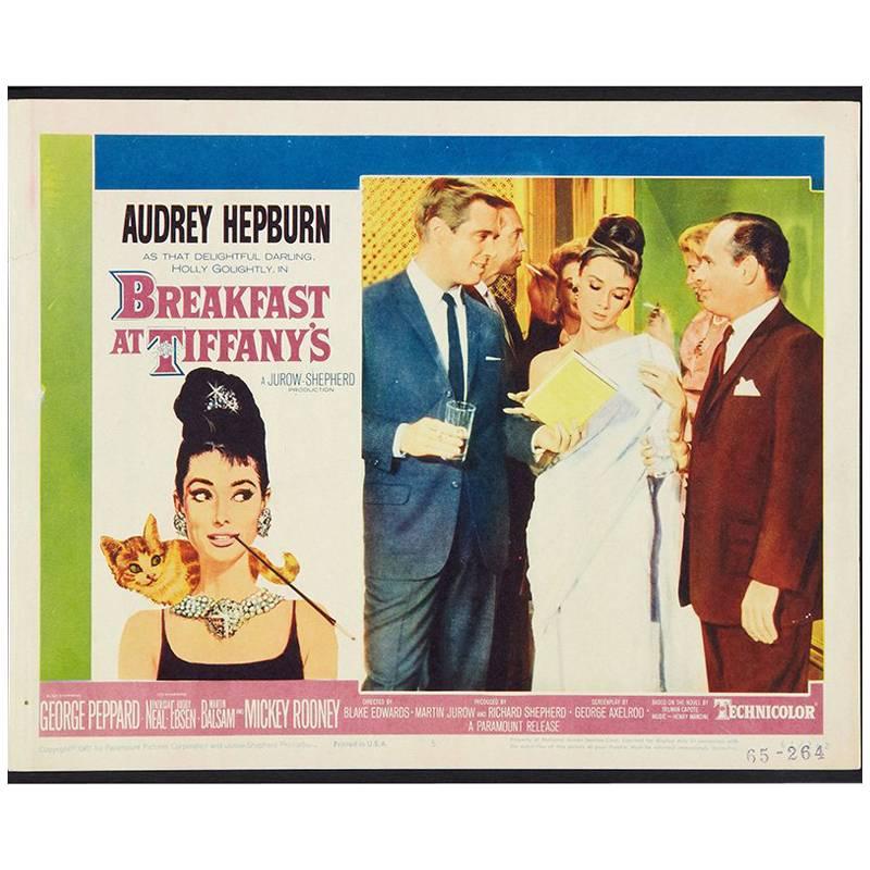 "Breakfast At Tiffany's" Film Poster, 1961 For Sale