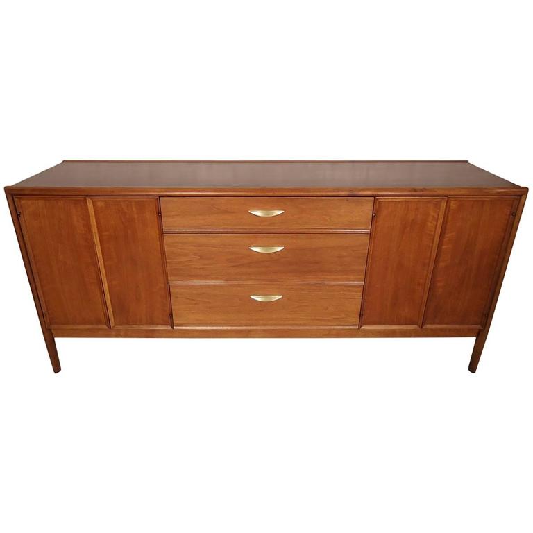 MidCentury Modern Sun Coast Credenza with Hutch by Kipp Stewart for