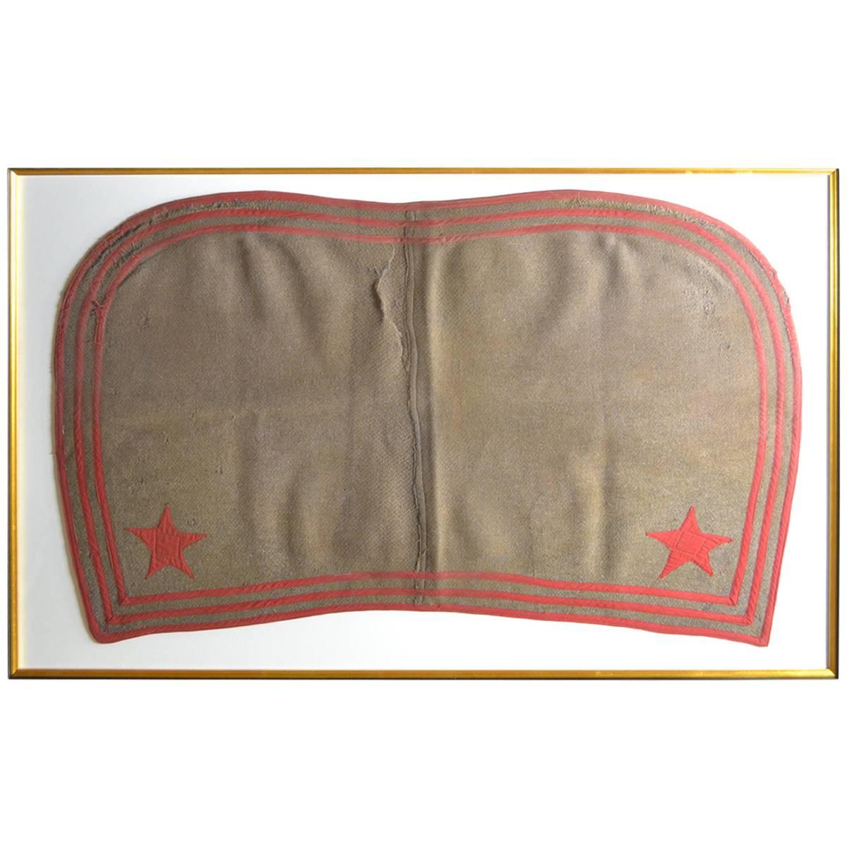 Rare Artillery General Officers Saddle Pad "Schabraque" For Sale