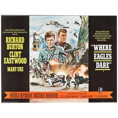 Vintage "Where Eagles Dare" Film Poster, 1968