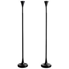 Pair of Rare Model D901 Italian Floor Lamp by Eleonore Peruzzi Riva for Candle