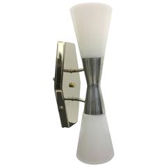 Retro Single Large Wall Sconce by Virden